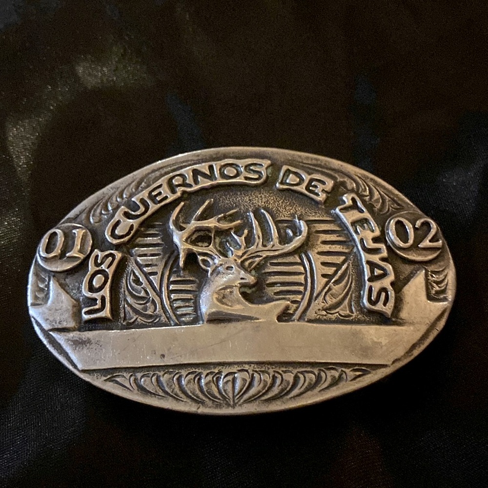 Sterling Silver Belt Buckle Solid Silver And Very… - image 1